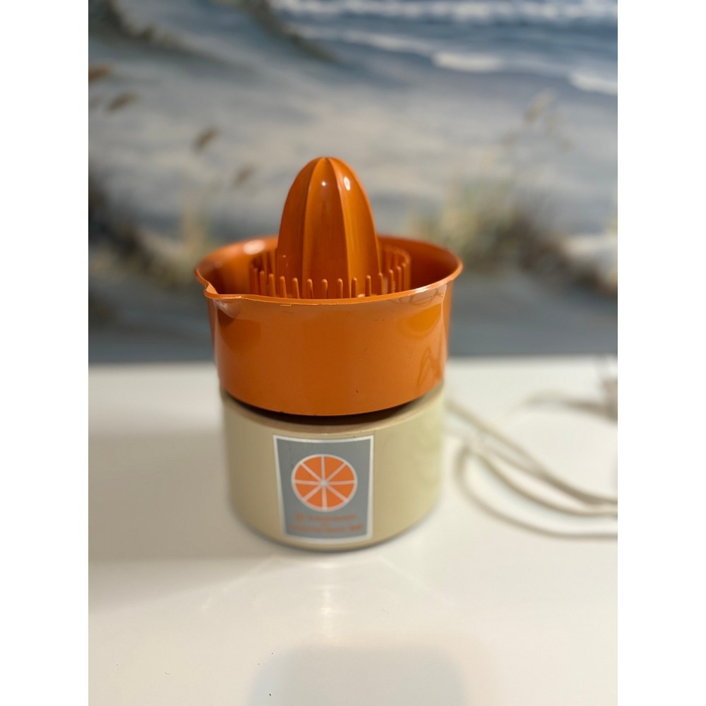 Vtg Dominion Automatic Citrus Juicer Model 5109-A Orange Electric Retro WORKS